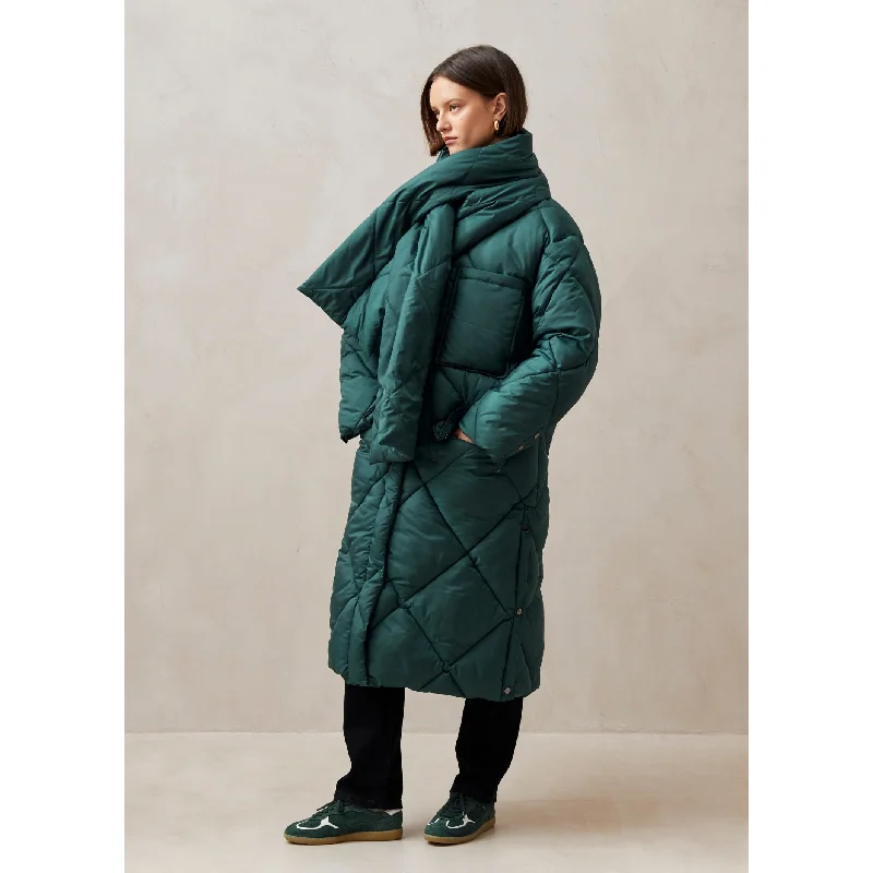 Casual Chic Colorado Emerald Green Coat