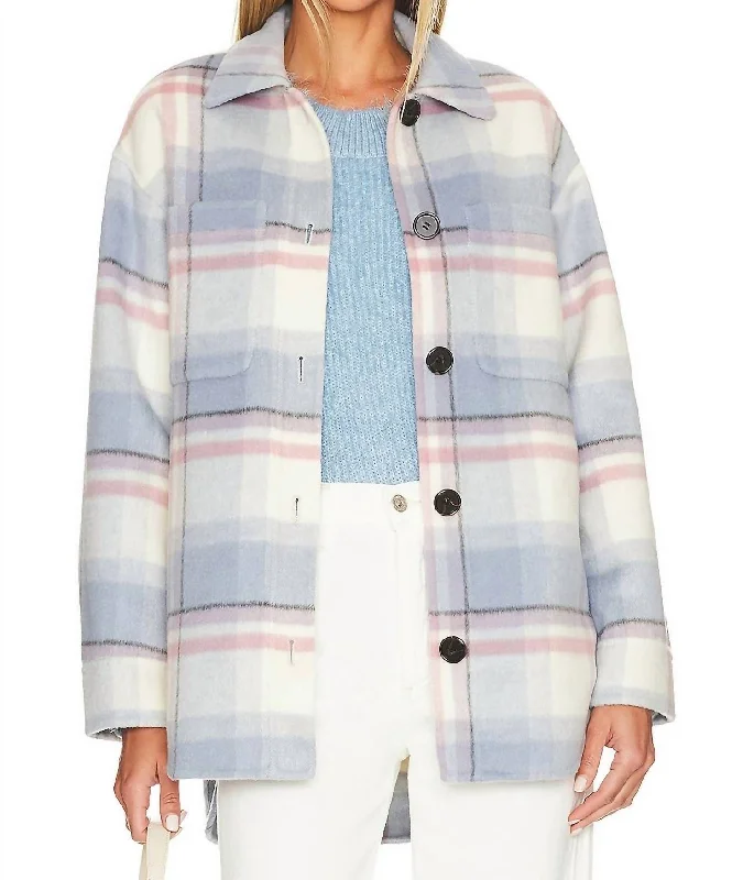 Sophisticated Cut Connie Jacket In Junean  Plaid