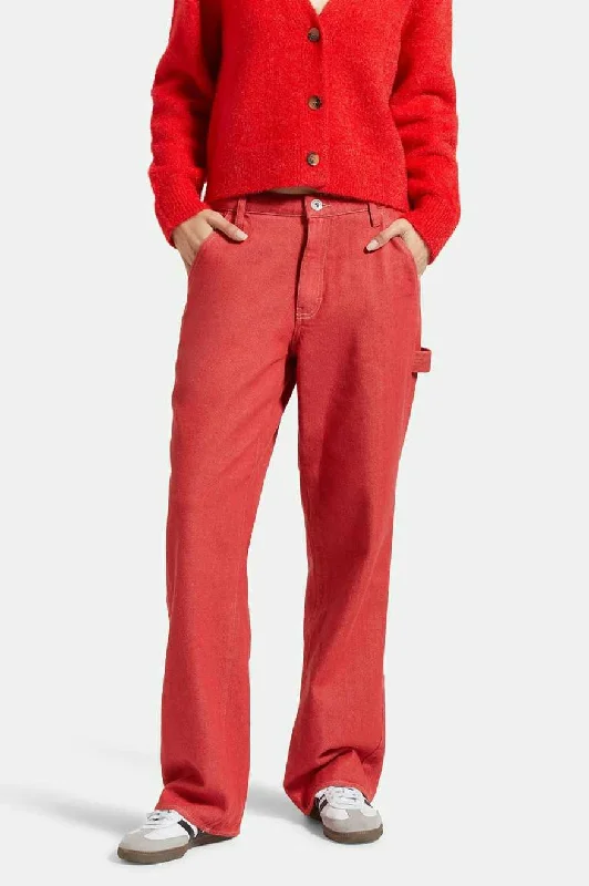 Summer Essentials Essex Painter Pant - Mars Red