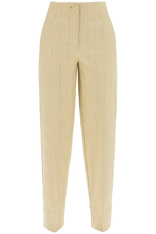 Evening Looks Ganni Women's Striped Tape Trousers