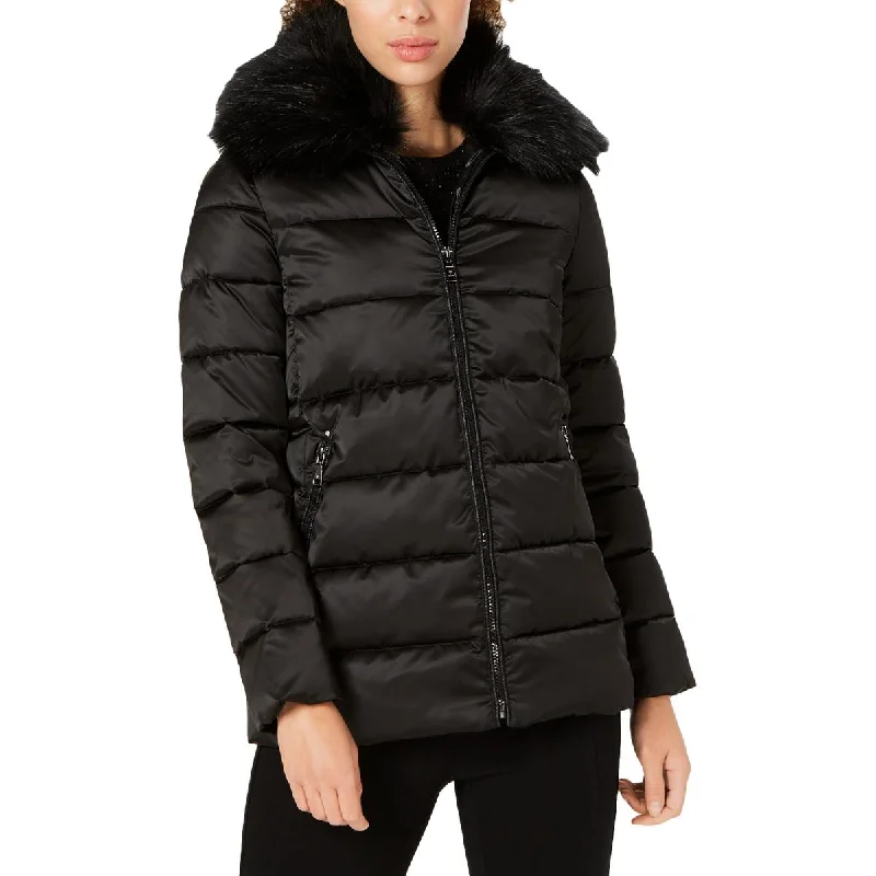 Trendy Urban Attire Gemma Womens Quilted Cold Weather Puffer Coat