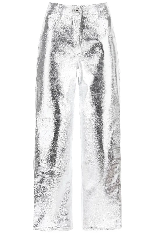 Fashion Deal Interior Women's Sterling Pants In Laminated Leather