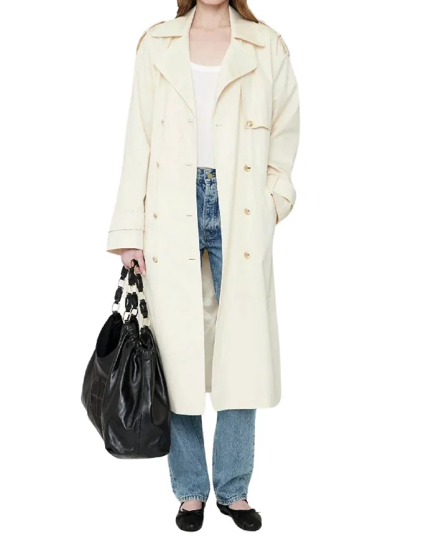 Unbeatable Prices Layton Trench Coat In Cream