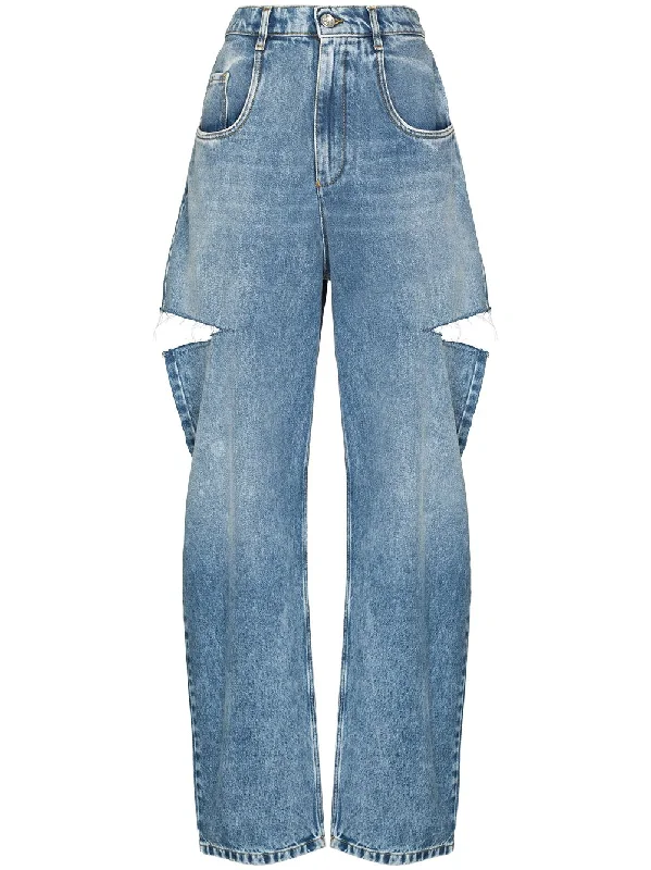 Y2K Nostalgic Fashion Look Maison Margiela Women's Jeans Clear blue