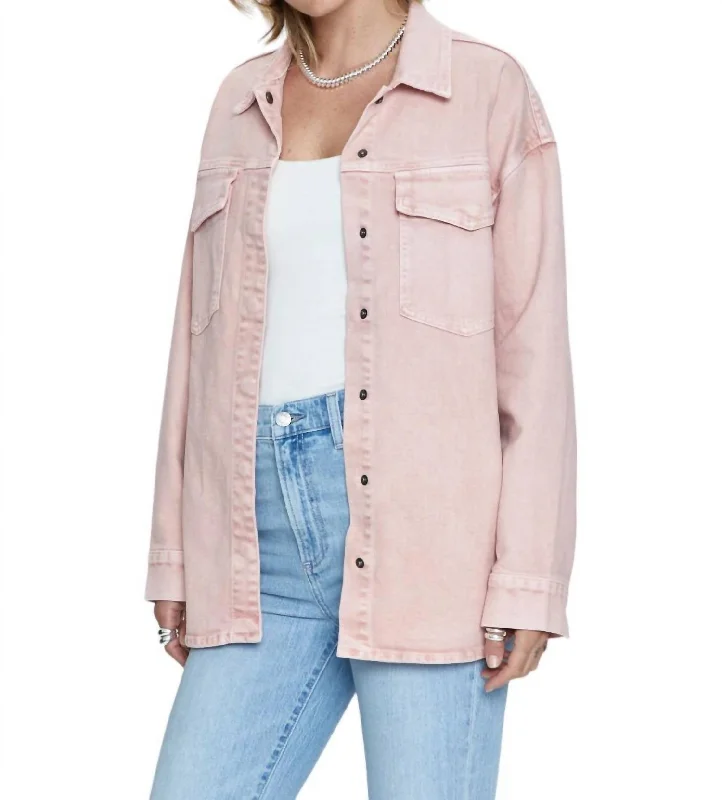 Limited Time Mandy Jacket In Mellow Rose