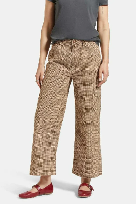 Shop Sale Items Margo Cropped 5-Pocket Pant - Whitecap/Pine Houndstooth