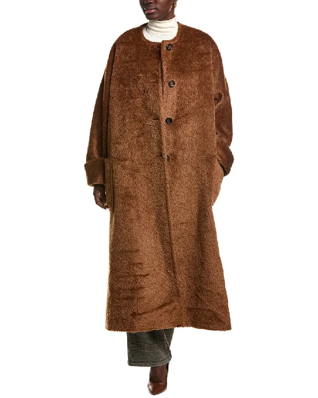 Elegant Styles Max Mara Hudson Alpaca& Wool-Blend Coat