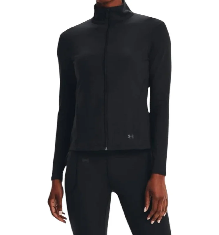 Chic Wardrobe Essentials Motion Jacket In Black/jet Gray