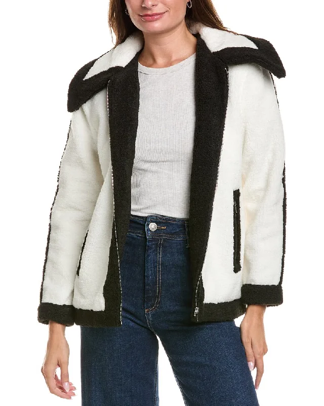 Hot Deals Pascale La Mode Teddy Fleece Jacket