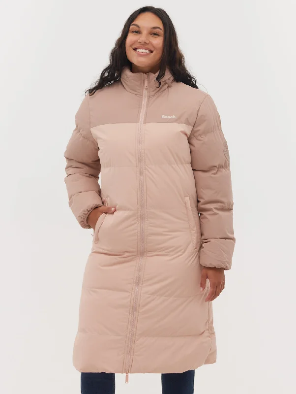 Don't Miss Out Phyllis Two-Tone Long Parka