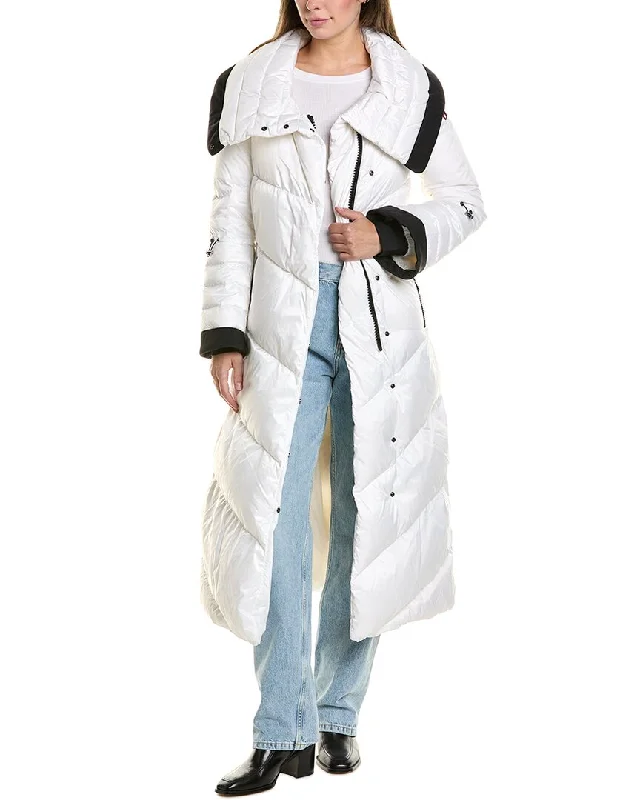 Style Breakthroughs Post Card Papias Long Down Coat