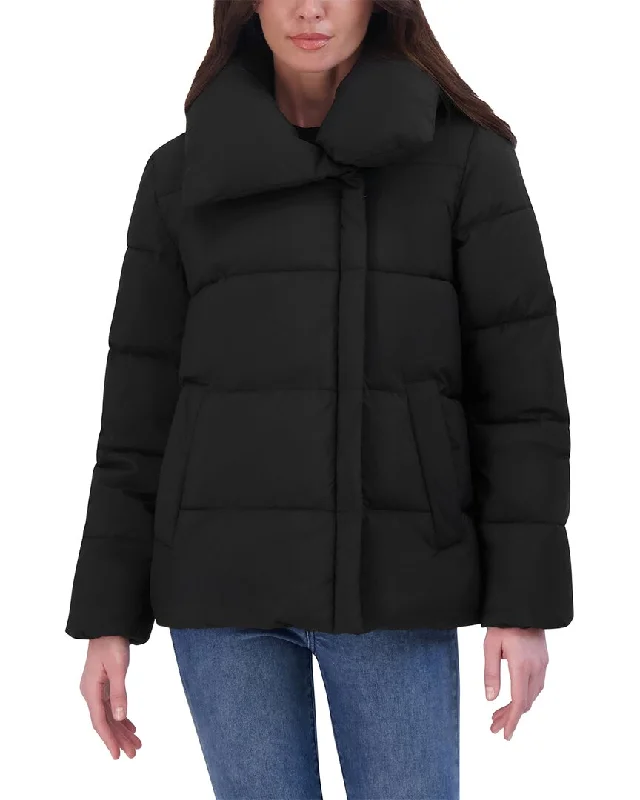 Feminine Elegance Tahari Puffer Coat