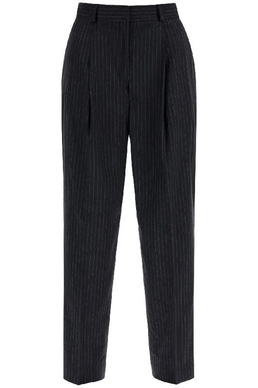 Must Haves Toteme Women's Double Pleated Pinstripe Trousers