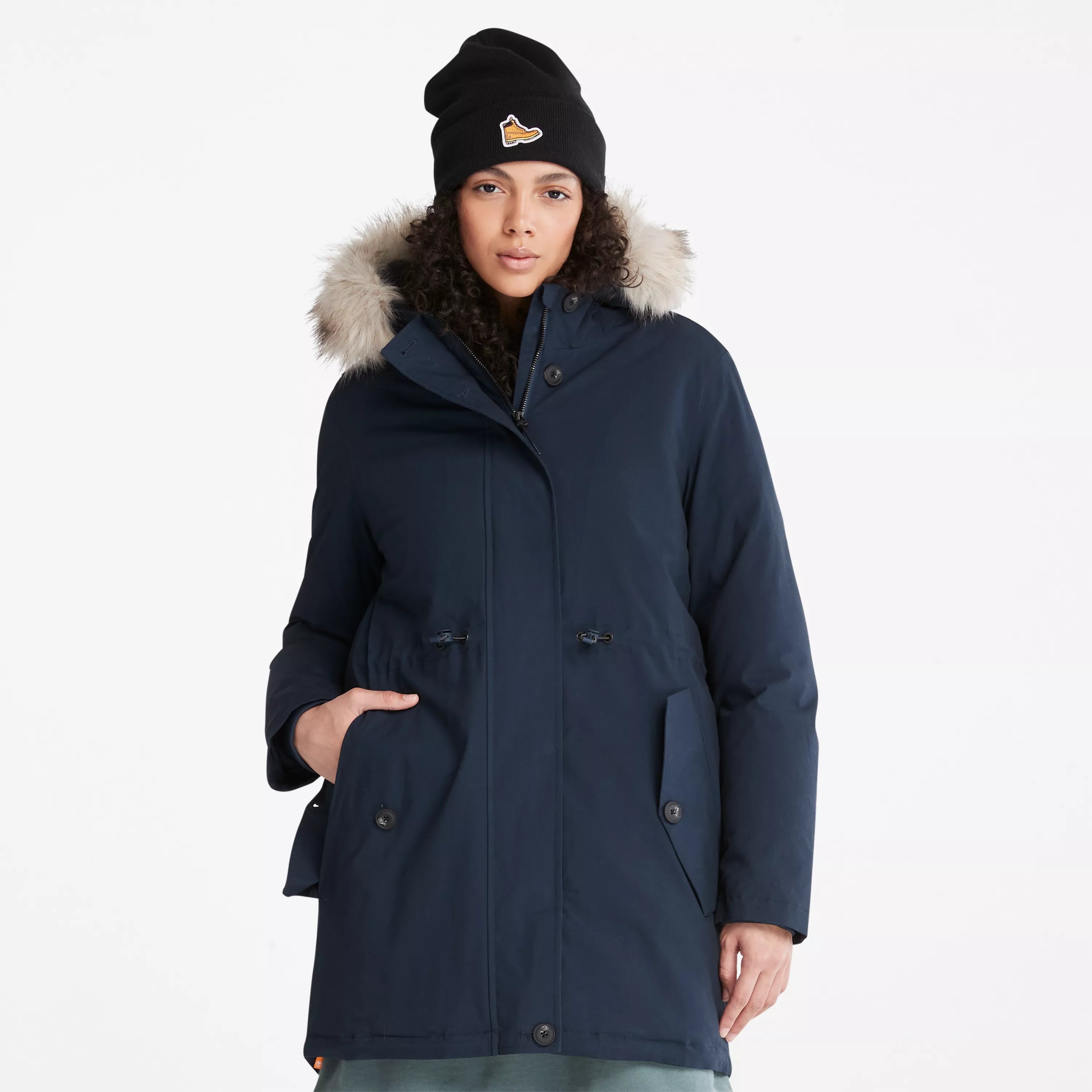 Trendy Street Style Attire Women's Mount Kelsey High-Pile Fleece-Lined Parka