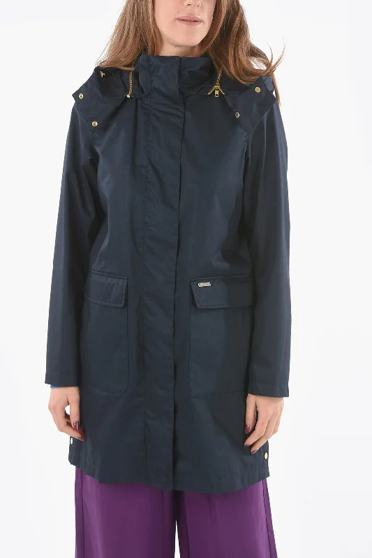 Gorgeous Glamour Collection Woolrich Hidden Closure WALKER Parka with Removable Hood