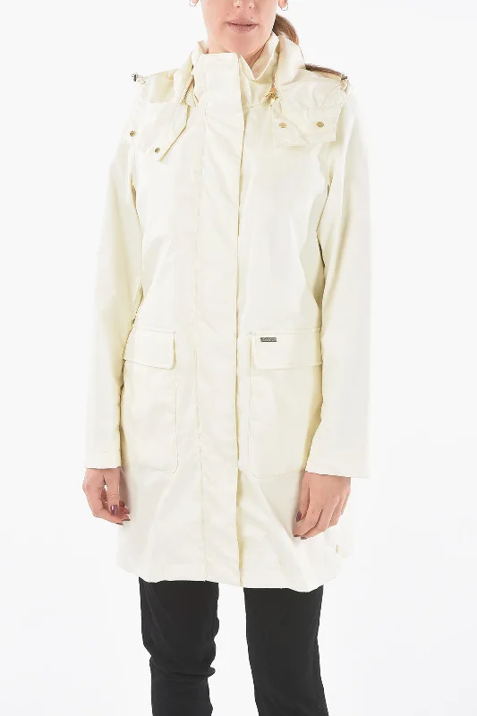 Trendsetter's Closet Woolrich Hidden Closure WALKER Parka with Removable Hood