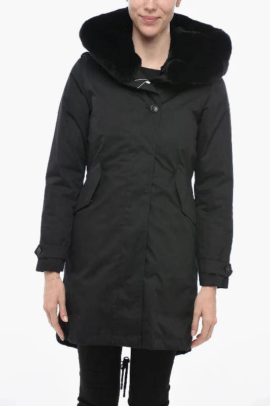 Effortless Style, Endless Impact Woolrich Padded LITERARY REX Parka with Fur