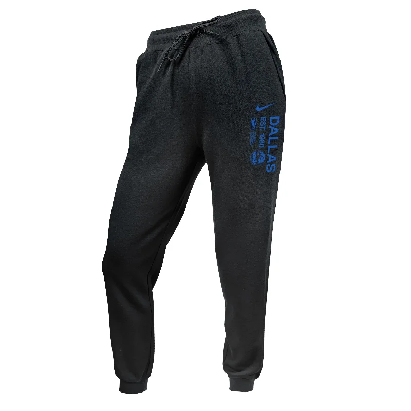 Graceful Cut DALLAS MAVERICKS NIKE WOMENS BLACK FLEECE JOGGERS